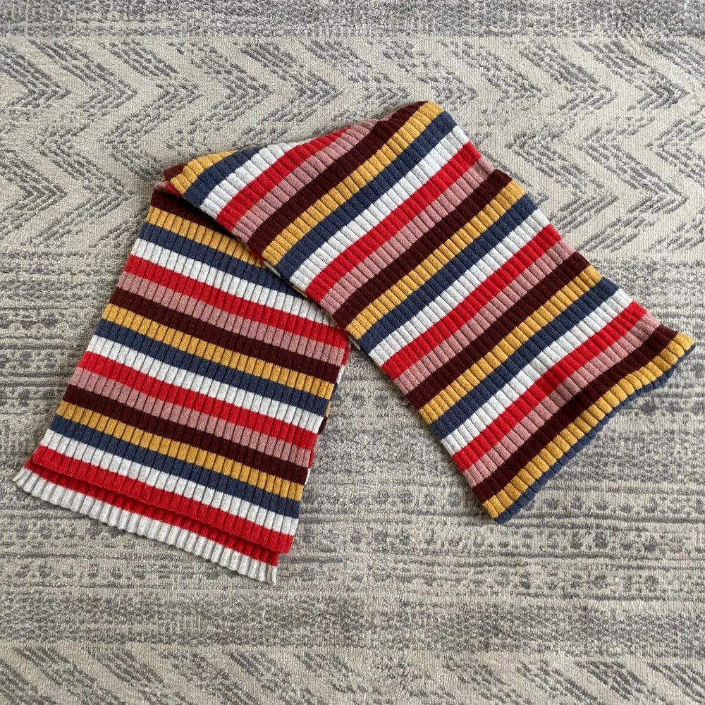 Madewell Rainbow Striped Scarf